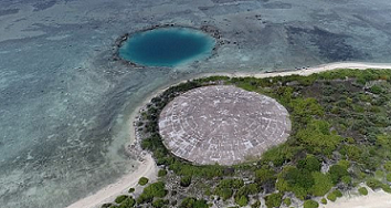 radioactive dome on Enewetak Atoll, Marahall Islands. Credit - Pen News/Brian Cowden