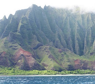 Napali Coast as seen from the ocean. Credit - Jessica Else / The Garden Island file