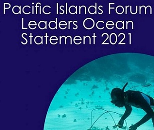 Pacific Islands Forum leaders ocean statement 2021. Credit - PIFS