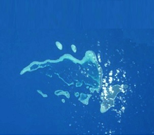Reef Islands, Temotu Province, Solomon Islands. Credit - NASA