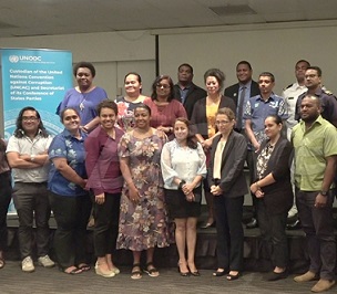 Participants of the Rapid Assessment discussion on Criminal Justice Response to Wildlife and Forest Crime in Fiji at the Holiday Inn in Suva. Credit - Jale Daucakacaka, https://www.fbcnews.com.fj/ 
