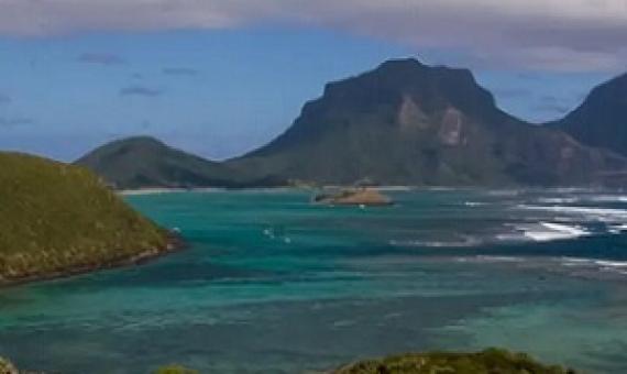 A view of Mount Lidgbird and Mount Gower on Lord Howe Island. Image: Fanny Schertzer (Fair Use)
