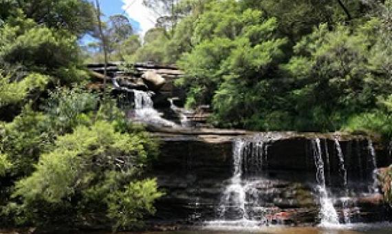 Wentworth Falls in the Blue Mountains. Embracing planetary health, a more holistic way of thinking about the environment, is the only way we can protect it. Credit - Shutterstock