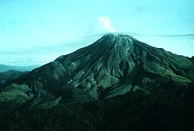 Bagana Volcano, Bougainville. Photo courtesy of Jack Lockwood, U.S. Geological Survey. 