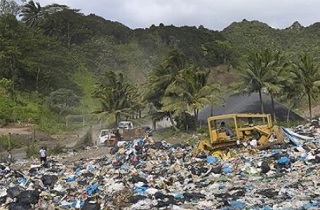 The Rarotonga landfill is full and growing. GRAY CLAPHAM 19090428/29/30/31