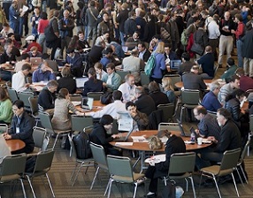 The annual meeting of the American Geophysical Union is one of the world’s largest scientific conferences. Attendance figures for 2019 reached close to 28,000.Credit: marekuliasz/Shutterstock