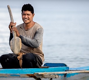 A local fisherman, Kitiona Malaesaili. Photo: Vaitogi A. Matafeo