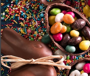 chocolate easter eggs. Credit - shutterstock.com