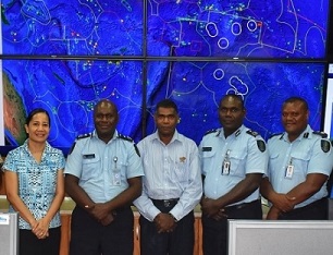 FFA Director General, Dr Manumatavai Tupou-Roosen and staff of FFA with the RSIPF officials. credit - https://www.solomonstarnews.com/