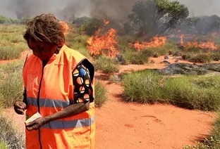  In northern Australia, traditional owners’ deep knowledge of country allows them to use fire to manage the land. Photograph: Helen Davidson/The Guardian