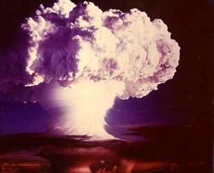 Ivy Mike was an atmospheric nuclear test conducted at Enewetak Atoll on 1 November 1952. It was the world's first successful hydrogen bomb. Photo: Public domain