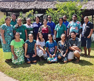 Participants of the PIPAP training in Kiribati. Photo: Mika Bita/ECD-MELAD