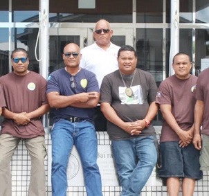 Ngeremlengui PAN Rangers with Bureau of Maritime Security and Fish & Wildlife Protection Officers. Credit - www.islandtimes.org