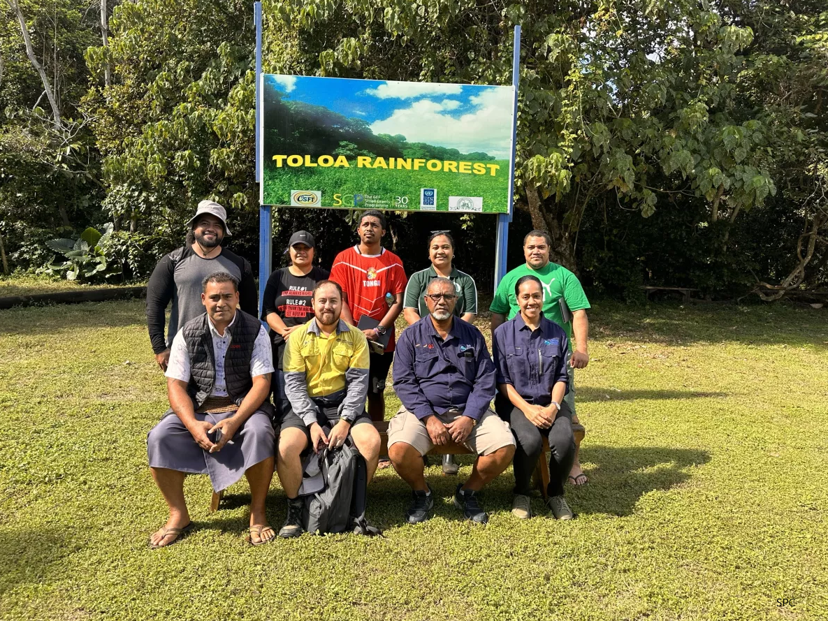 Tonga, invasive species survey, GIS