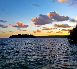 Sunset, Vava'u, Tonga. Credit - V. Jungblut