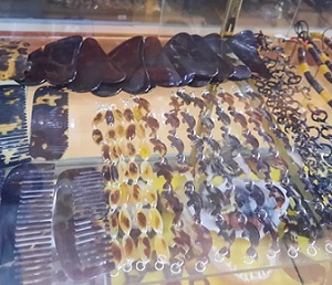 Over $36,000 worth of turtle shell jewelry seized. Credit - Leilani Reklai, www.islandtimes.org