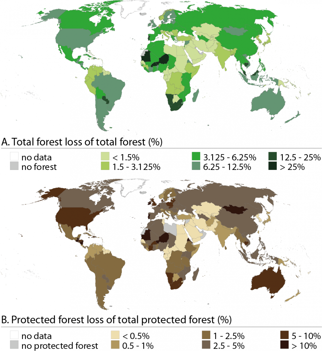 Forest Loss in Protected Areas and Intact Forest Landscapes: A Global ...