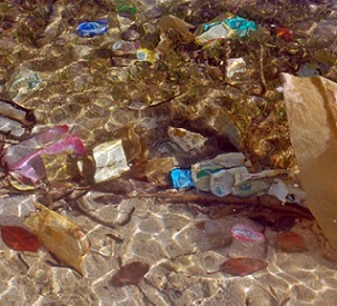 Litter found in the waters of Bali, Indonesia. Image: Behan, CC BY-NC-ND 2.0. 