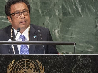 The President of Palau, Tommy Remengesau. Photo credit: UN