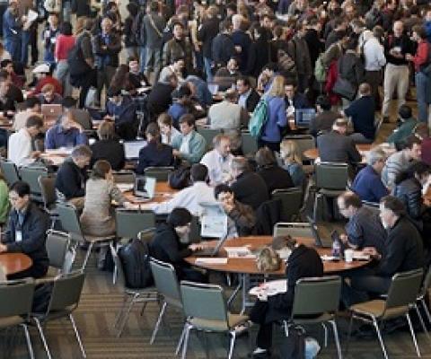 The annual meeting of the American Geophysical Union is one of the world’s largest scientific conferences. Attendance figures for 2019 reached close to 28,000.Credit: marekuliasz/Shutterstock