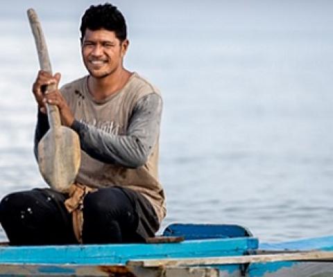 A local fisherman, Kitiona Malaesaili. Photo: Vaitogi A. Matafeo