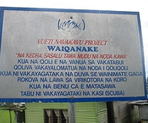 One of Fiji's LMMA sites. Credit - V. Jungblut