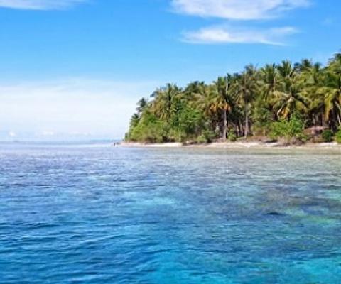 Part of Widi Islands in North Maluku province. Image by Mahmud Ichi/Mongabay Indonesia.