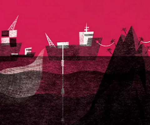 What do we do about the problems that arise from extractives industries in the Pacific? Illustration: Ben Sanders/The Guardian