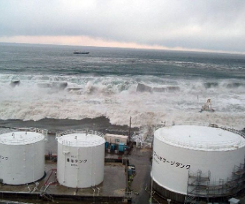 east side of Fukushima Unit 5 in 2011. credit - KURITA KAKU/GETTY IMAGES