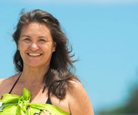 Jacqueline Evans, former Marae Moana Coordinator, Cook Islands. Credit - Monica Evans for Mongabay
