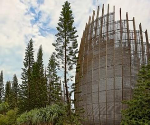tjibaou cultural centre. noumea, new caledonia