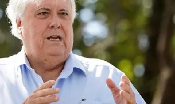 Clive Palmer wants to build a major coalmine 10km from the waters of the Great Barrier Reef, north of Rockhampton. Photograph: Dave Hunt/AAP