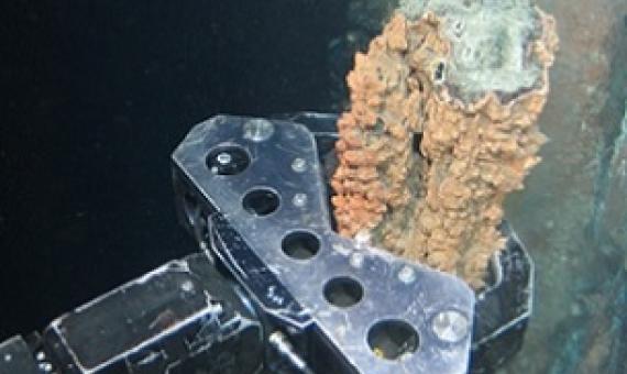 Sampling copper under the sea Photo: Nautilus Minerals