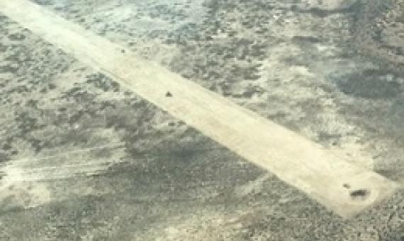 The new runway on Dirk Hartog Island.