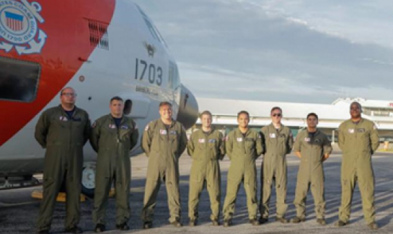 US Coast Guard HC-130 and Crew. Photo: FFA.