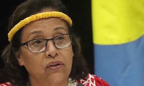 The caretaker president of the Marshall Islands, Hilda Heine, says the new details are disturbing.  Photo: Office of the President of the Marshall Islands