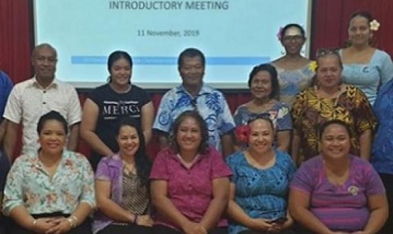 Participants in Apia, Samoa PWFI project inception. credit - IUCN