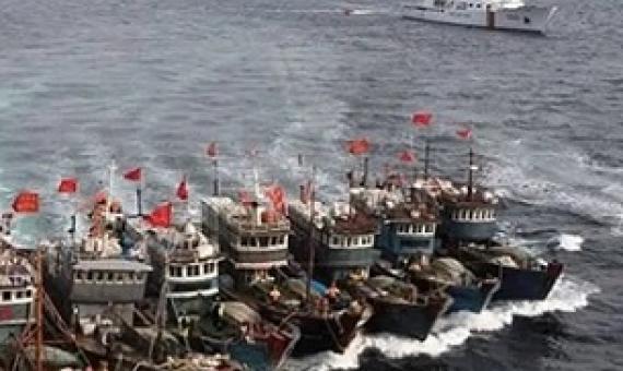 File photo of Chinese fishing fleet. Photo Credit: Tasnim News Agency