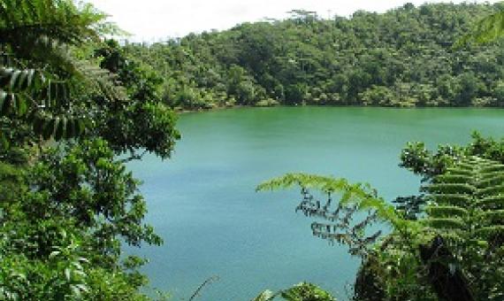 lake lanoto'o national park, Samoa. credit - V. Jungblut