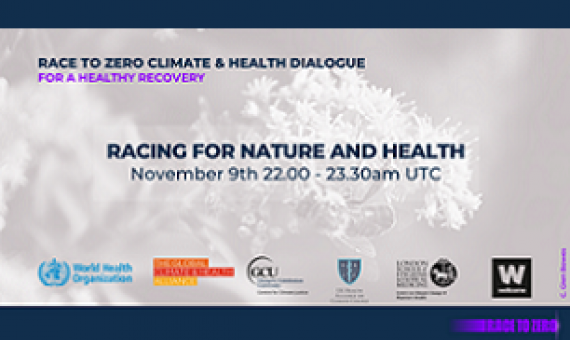 WHO Webinar - Race for nature and health