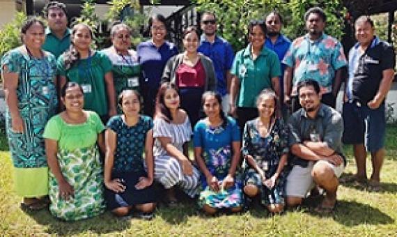 Participants of the PIPAP training in Kiribati. Photo: Mika Bita/ECD-MELAD