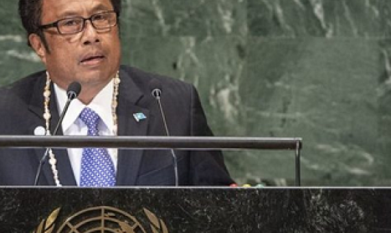 The President of Palau, Tommy Remengesau. Photo credit: UN
